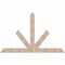 Ekena Millwork Saratoga Smooth Timber Gable Bracket, Douglas Fir, 84"W x 53"H x 5 1/2"D x 5 1/2"F, 15/12 Pitch GBW084X53X0606SAR00SDF - alternate 1